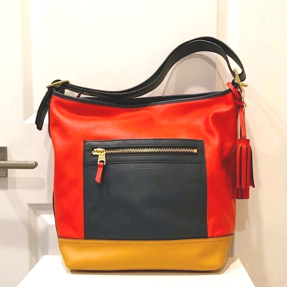 COACH Large Legacy Colorblock Handbag